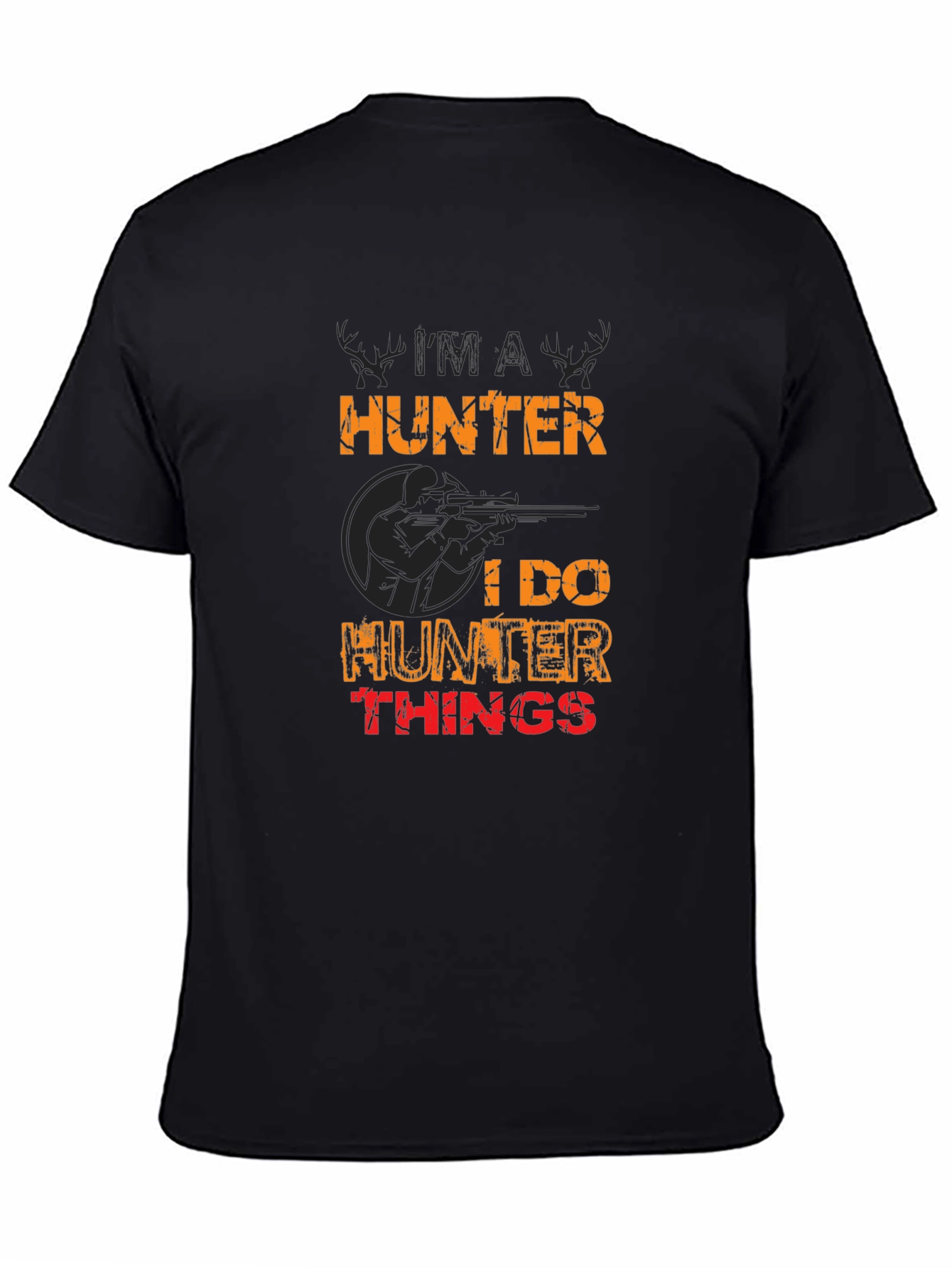 Hunter Graphic Tee - Black Short Sleeve Shirt