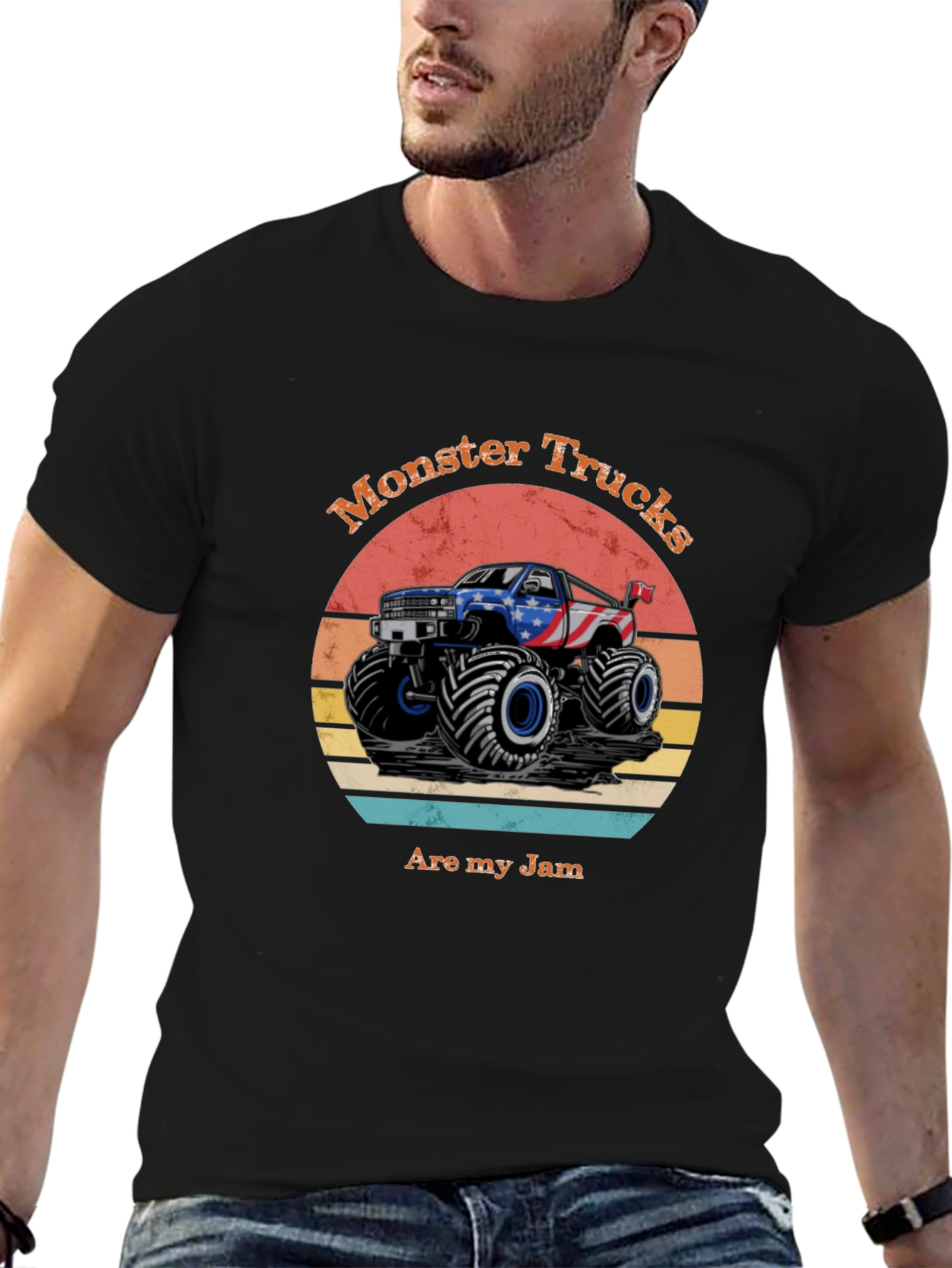 Monster Trucks Are My Jam Graphic Tee