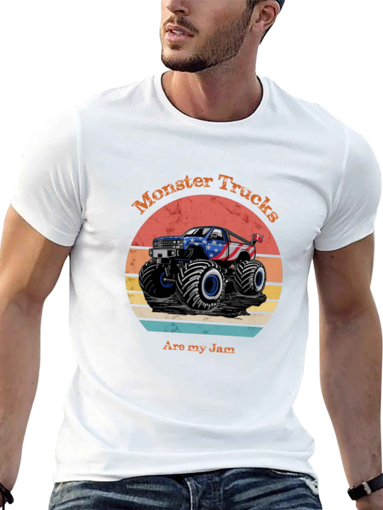 Monster Trucks Are My Jam Graphic Tee