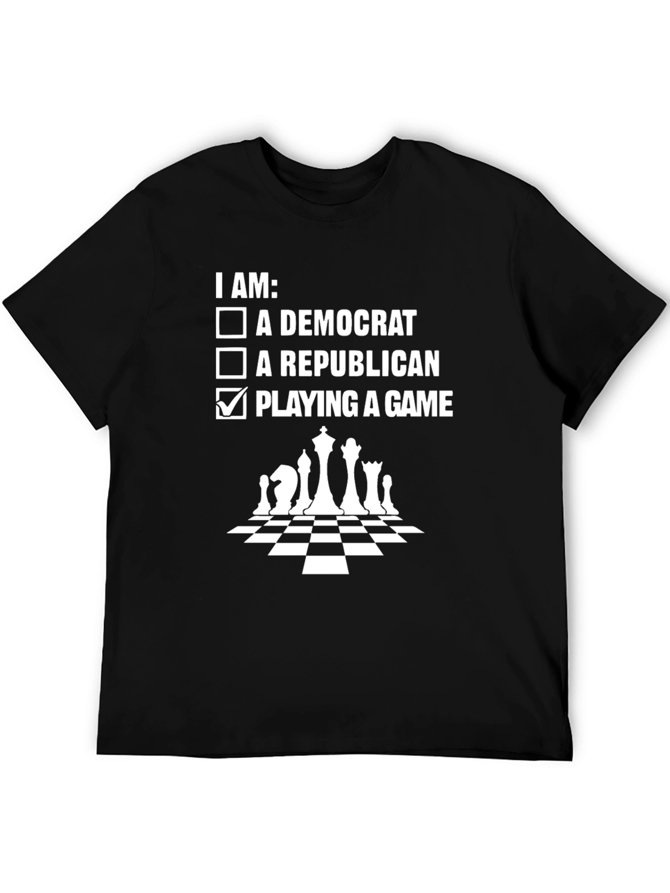 I Am Playing a Game T-Shirt - Chess Design