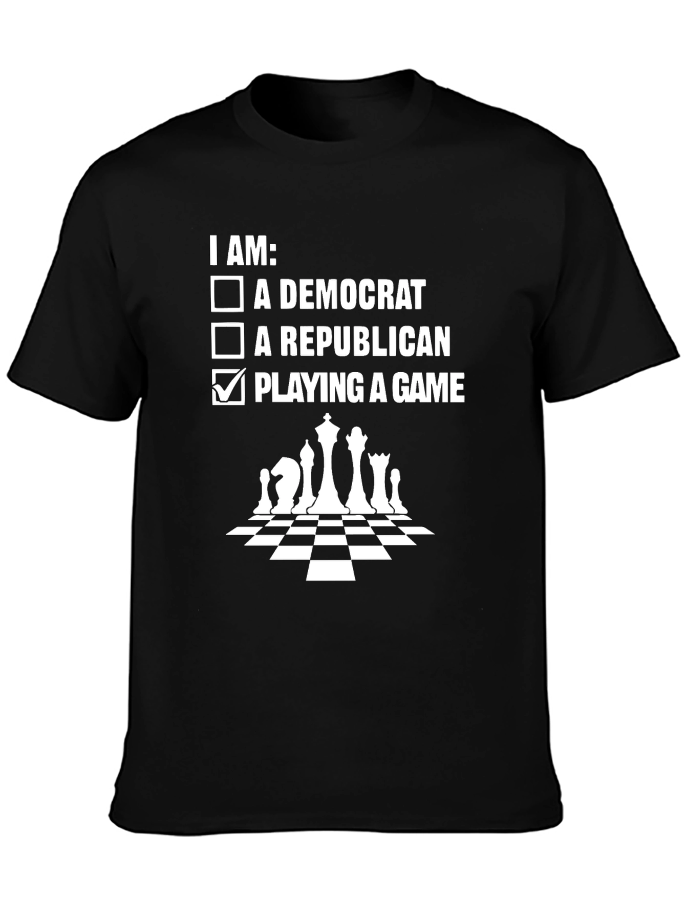 I Am Playing a Game T-Shirt - Chess Design