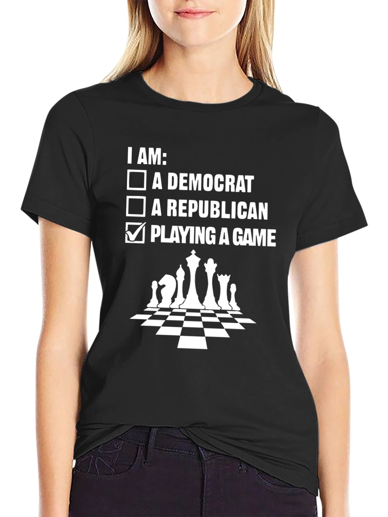 I Am Playing a Game T-Shirt - Chess Design