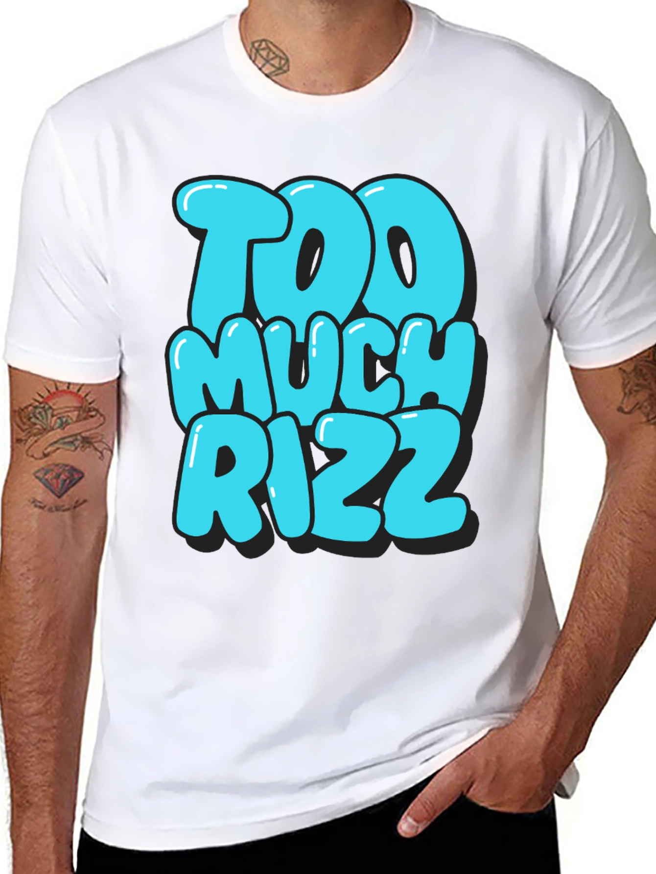Too Much Rizz Graphic Tee