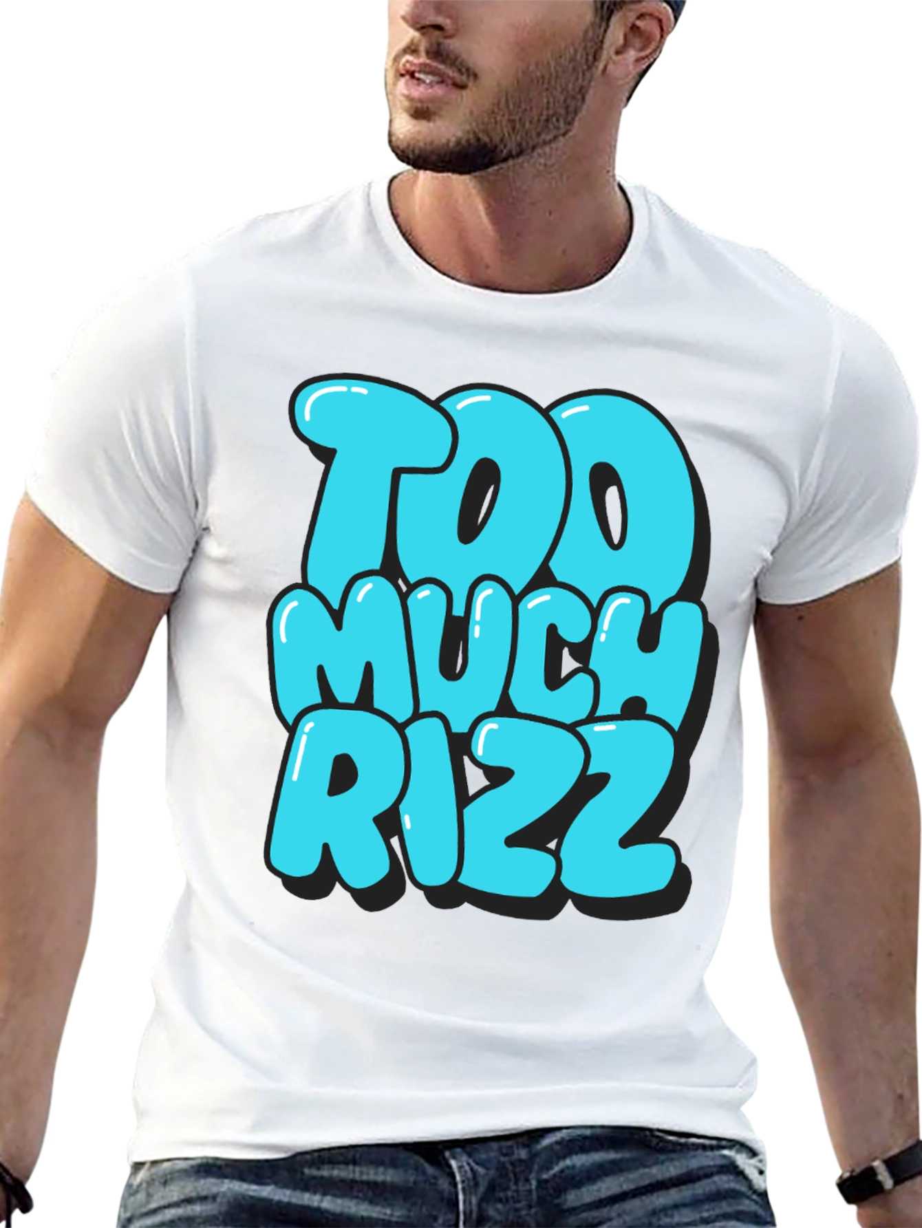 Too Much Rizz Graphic Tee