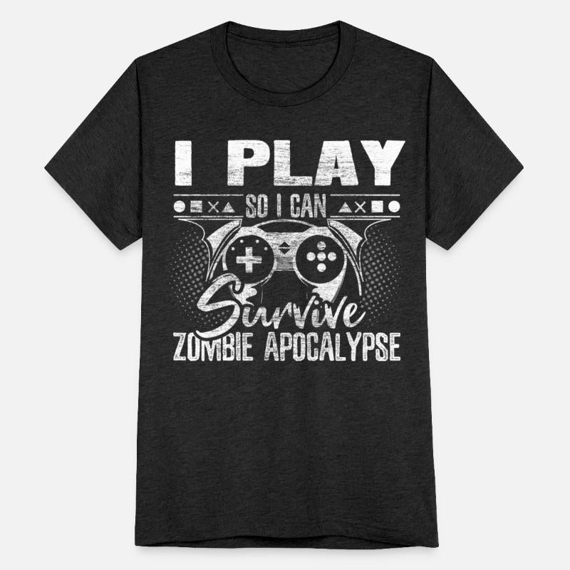 Zombie Apocalypse Gamer Horror Gift