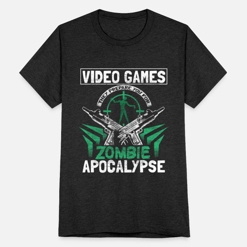 Zombie Apocalypse Games Funny Saying