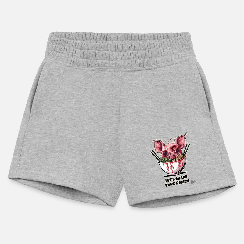 Zombie Pig in Ramen Bowl Horror Food Art