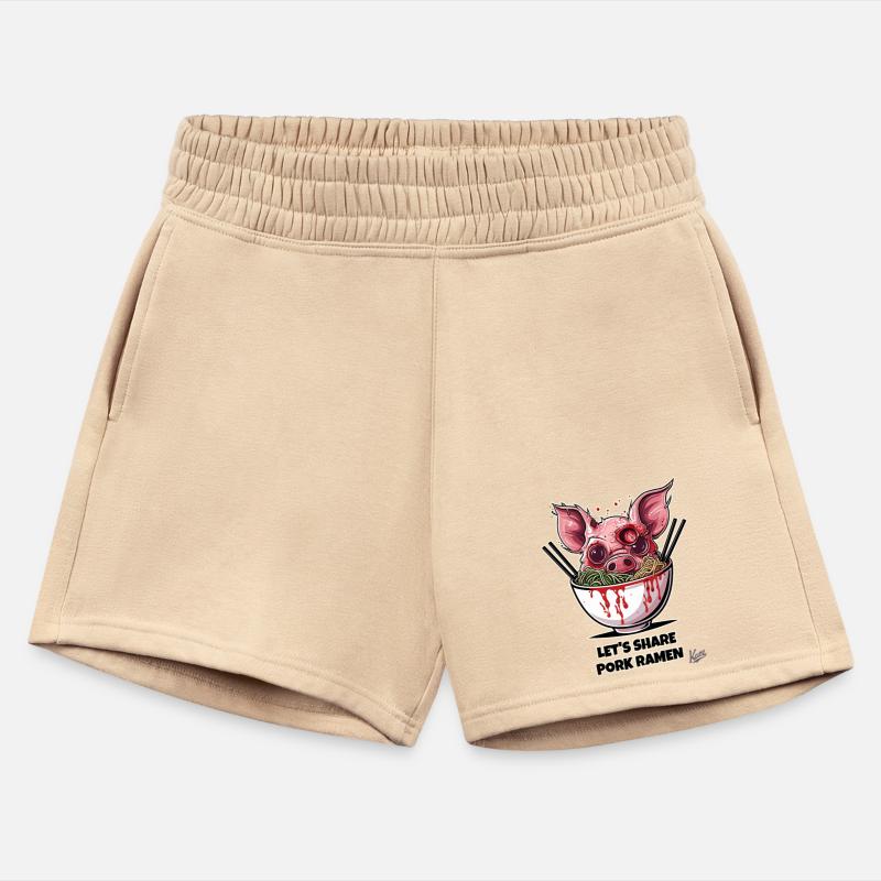 Zombie Pig in Ramen Bowl Horror Food Art