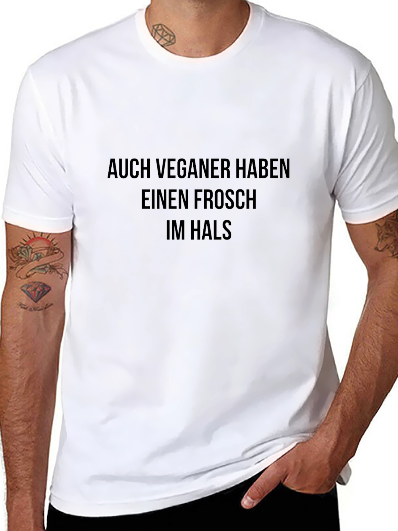 Vegan Frog in Throat T-Shirt