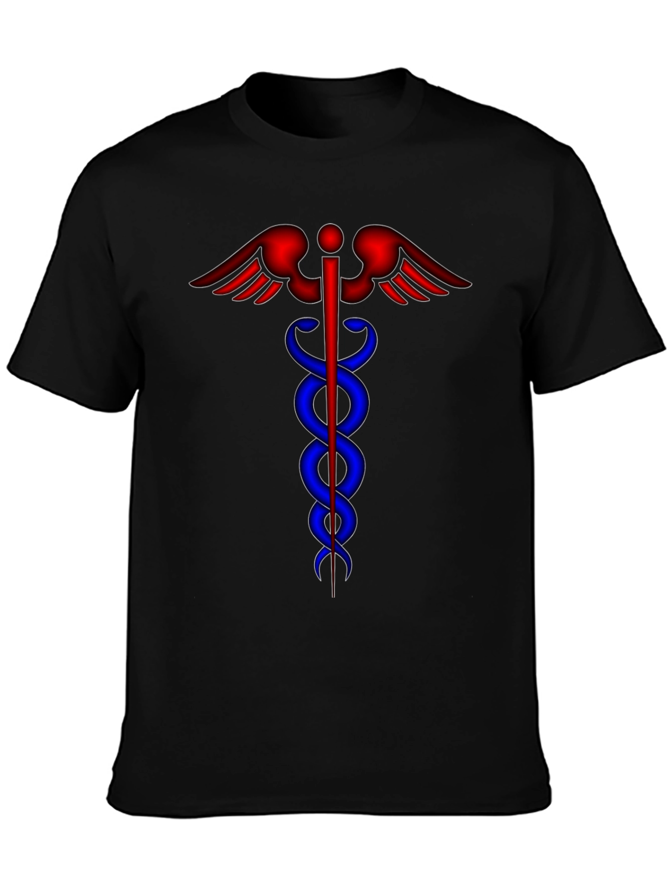 Caduceus Graphic T-Shirt - Medical Symbol