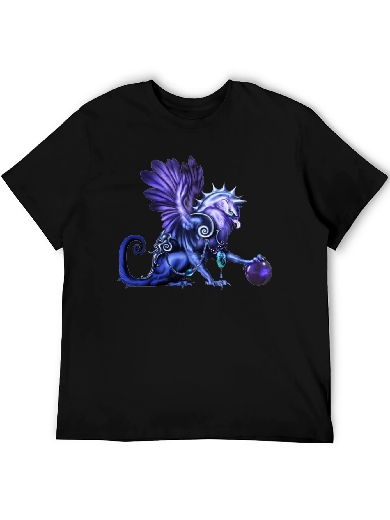 Mystic Griffin Graphic Tee - Unique Fantasy Art Shirt