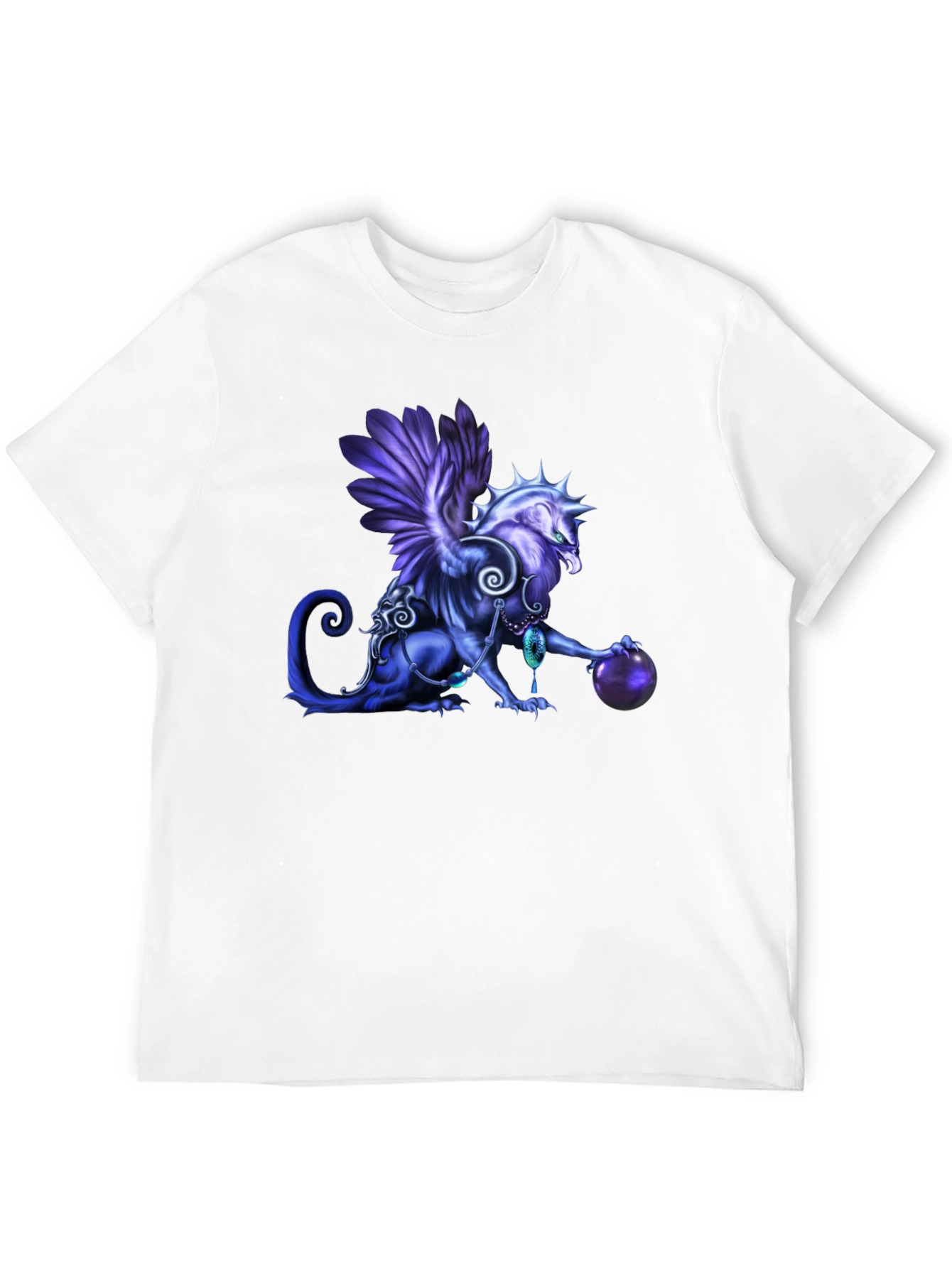 Mystic Griffin Graphic Tee - Unique Fantasy Art Shirt