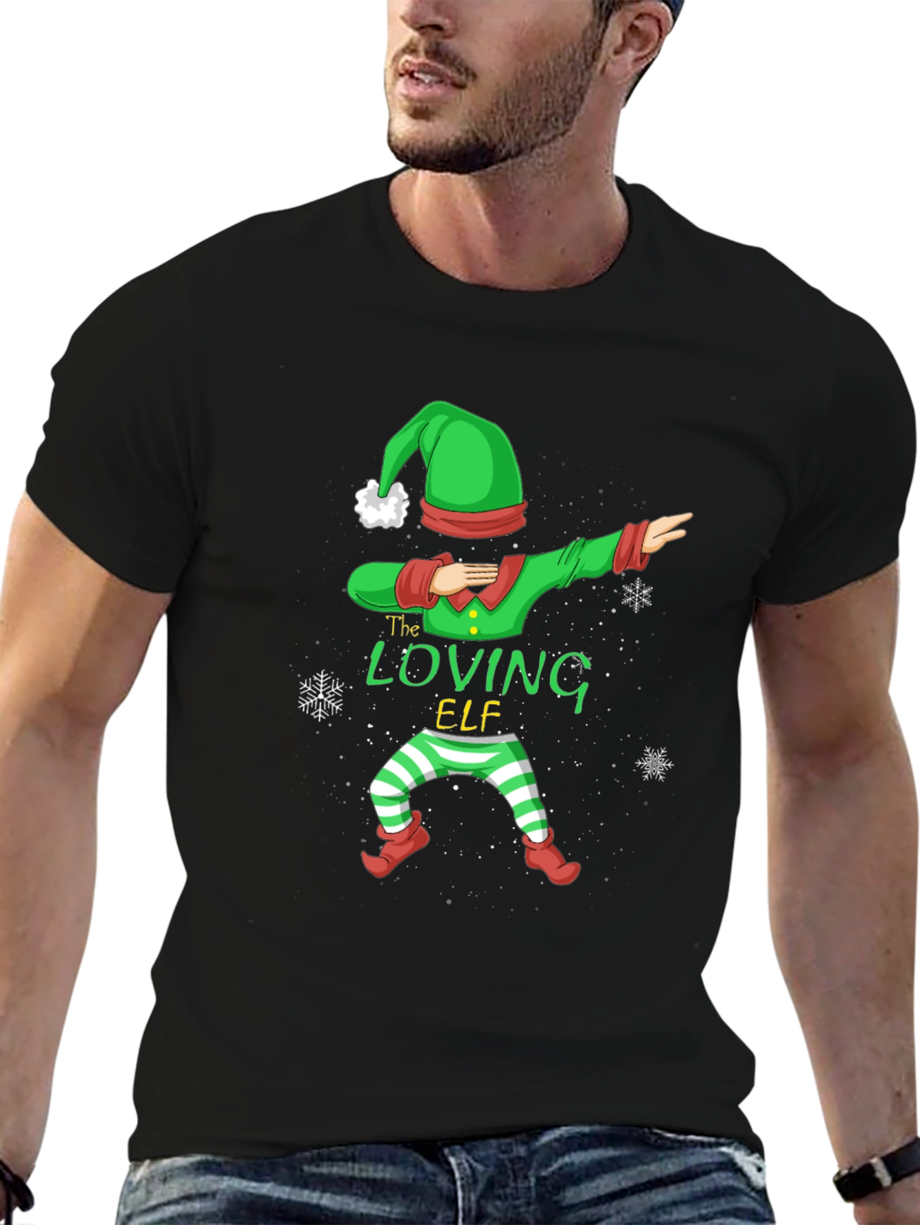 Loving Elf Christmas T-Shirt Holiday Festive Apparel