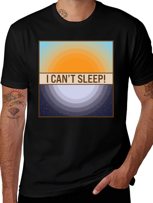 I Cant Sleep! T-Shirt - Day and Night Design