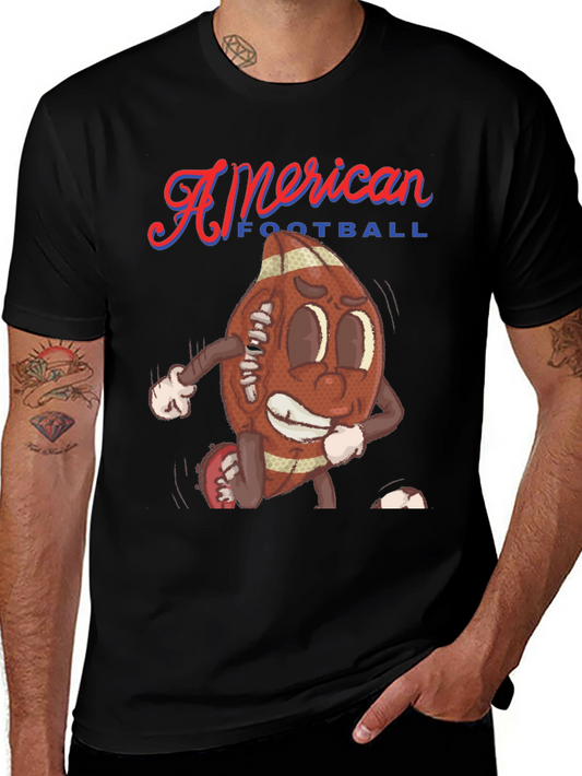 American Football Cartoon Tee