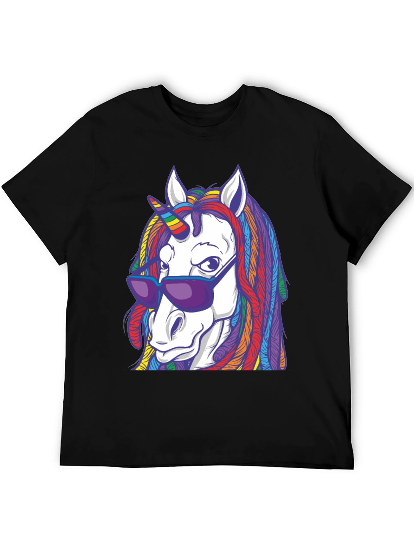 Unicorn Rainbow Dreadlock T-Shirt