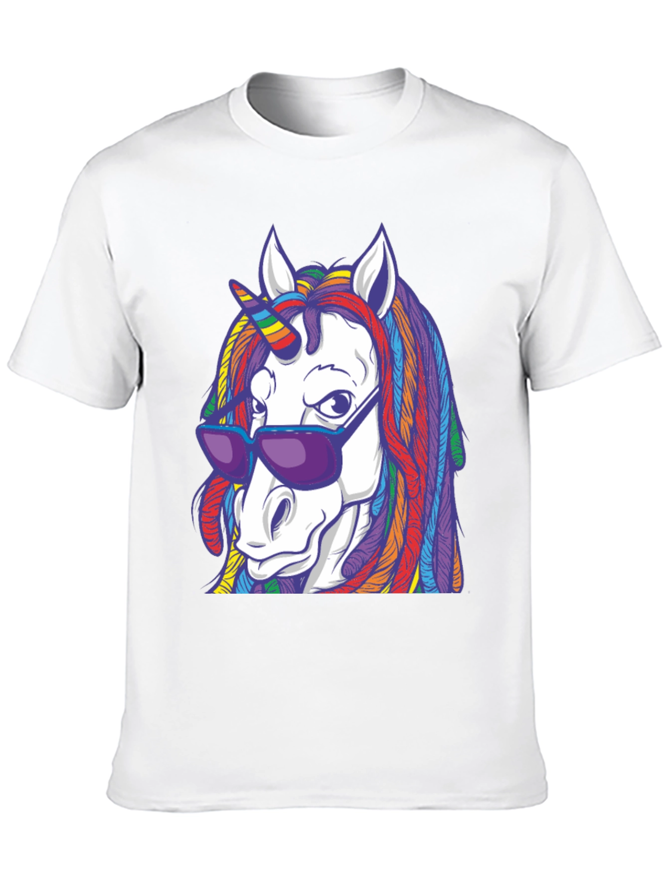 Unicorn Rainbow Dreadlock T-Shirt