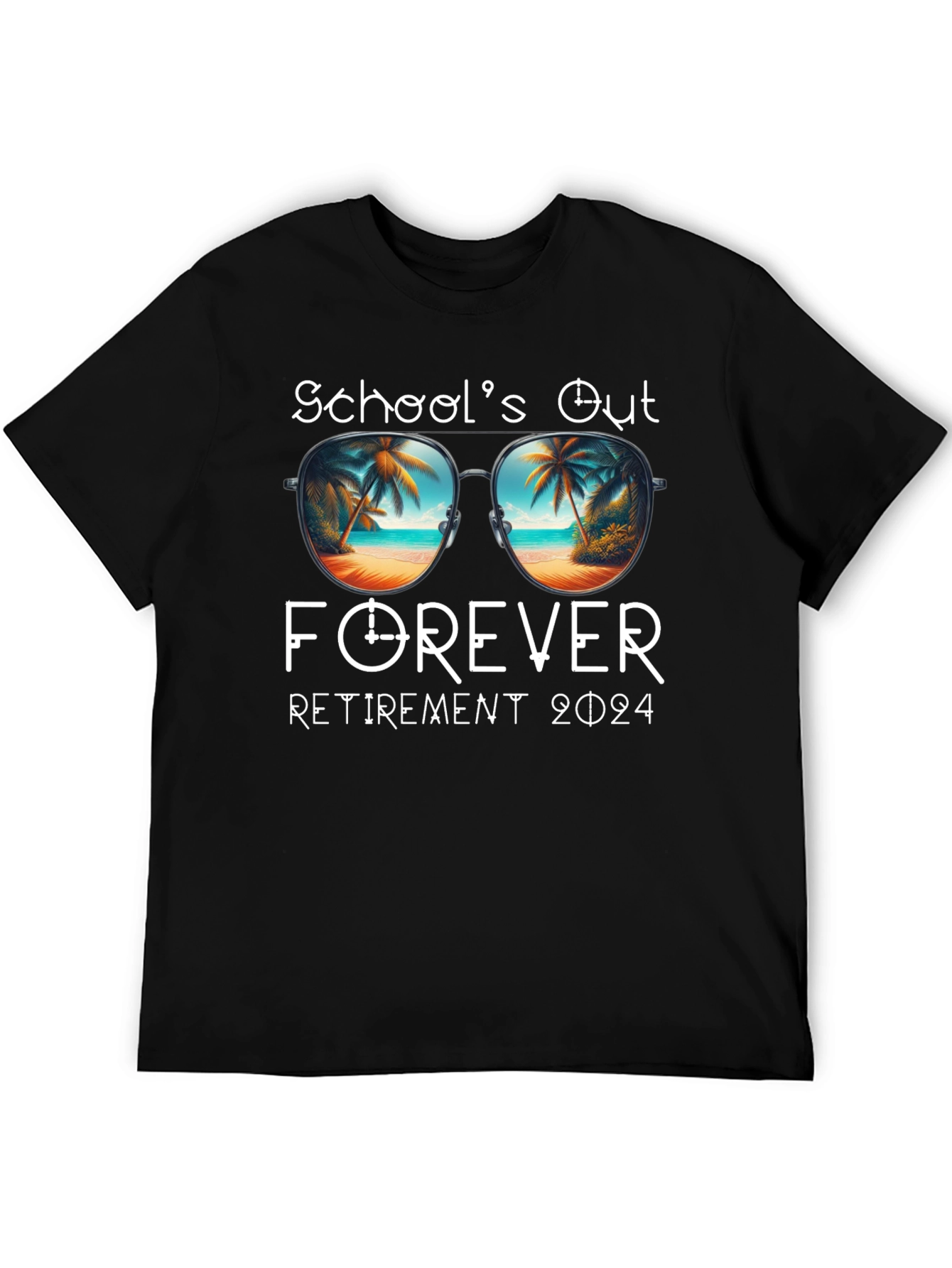 Retirement 2024 T-Shirt - Schools Out Forever!
