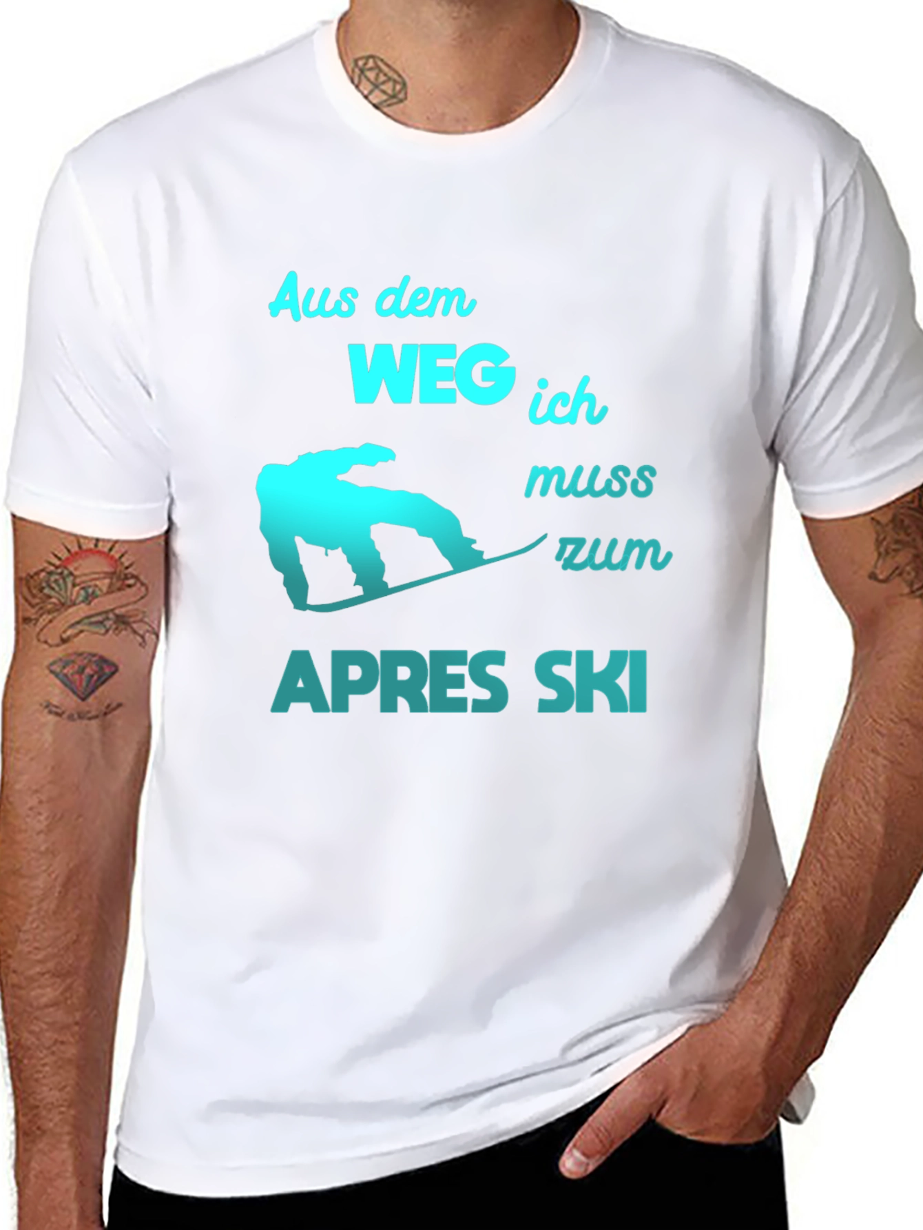 Apres Ski Snowboard T-Shirt