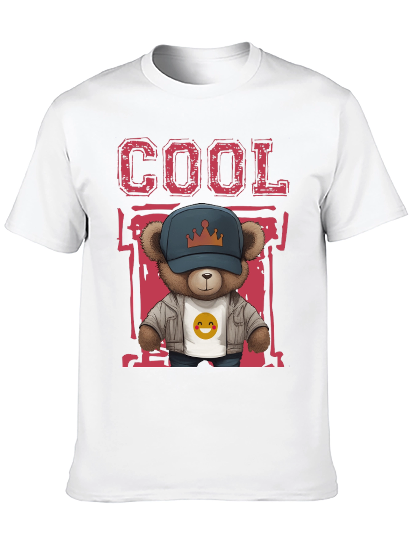 Cool Bear Graphic Tee - Trendy Casual Wear
