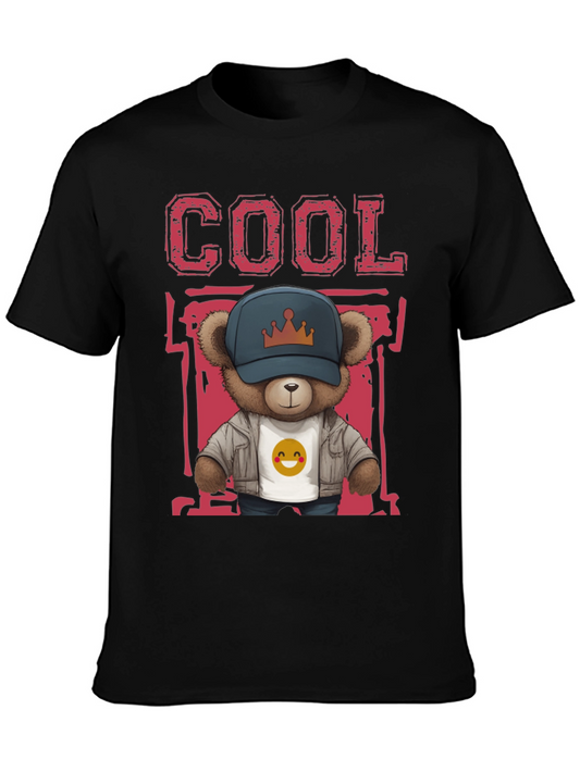 Cool Bear Graphic Tee - Trendy Casual Wear