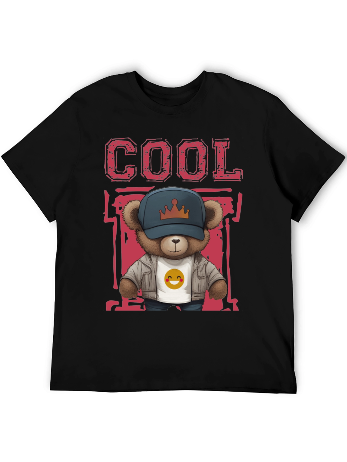 Cool Bear Graphic Tee - Trendy Casual Wear